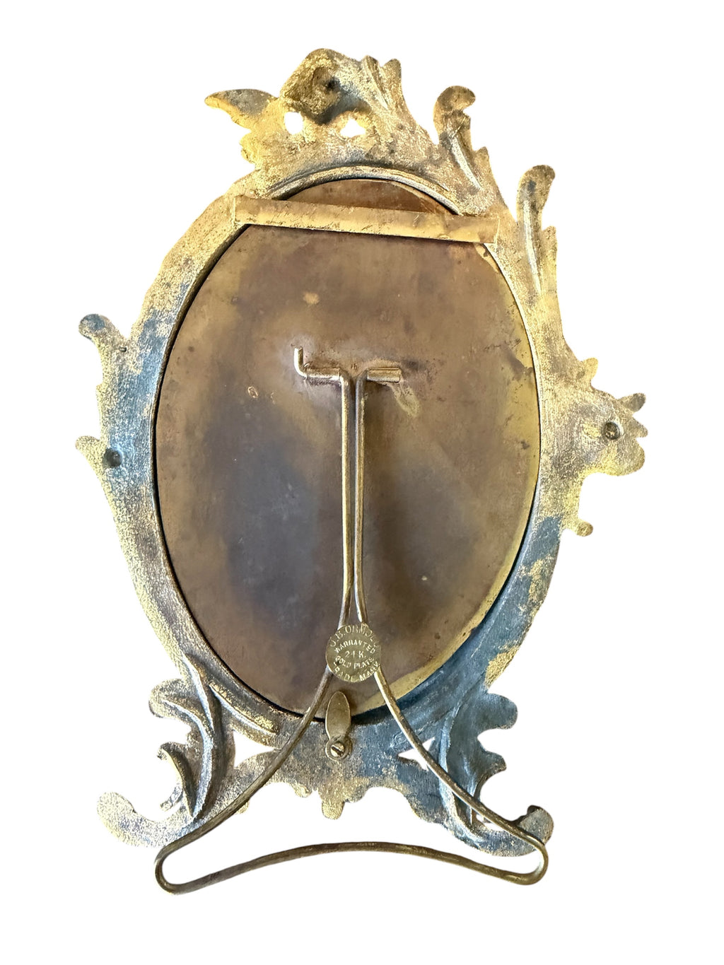 ✨ Antique J.B. Ormolu Gold Plated Cherub Frame ✨